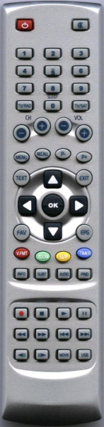 Replacement remote control for Boca RG405-PVRS7
