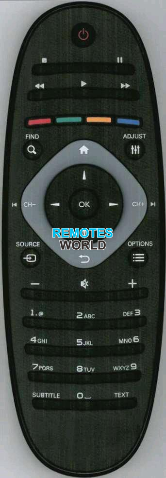 escalator Crust farm Replacement remote control for Philips 32PFL5008H-12(1VERS.)