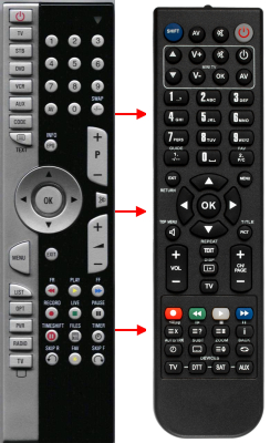 Replacement remote control for Medion MD24089A