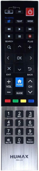 Replacement remote control for Humax HD6400S