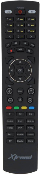 Replacement remote control for Xtrend ET6500