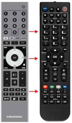 Replacement remote control for Zapp 1119