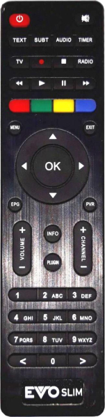 Replacement remote control for Amiko VIPER-T2C