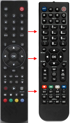 Replacement remote control for Silva RC0896-63B