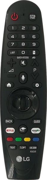 Replacement remote control for LG AKB75095304