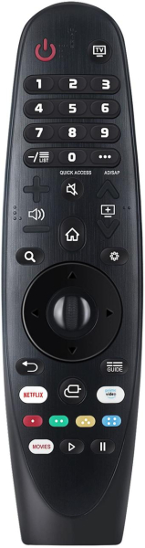 Replacement remote control for LG UP80009LA