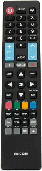 Replacement remote control for Hkc RM-C3230