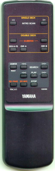 Replacement remote control for Yamaha KX-493