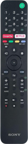Replacement remote control for Sony 1-009-949-12