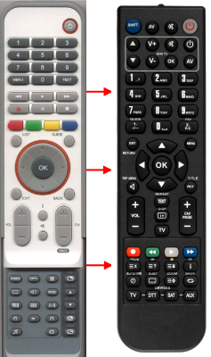 Replacement remote control for Classic IRC83136