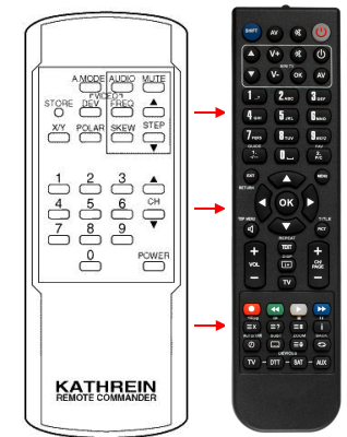 Replacement remote control for Classic IRC83009