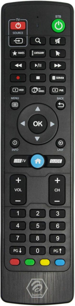 Replacement remote control for BUZZTV XR4500