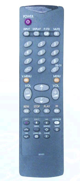 Replacement remote control for Samsung TVP5370PS-2