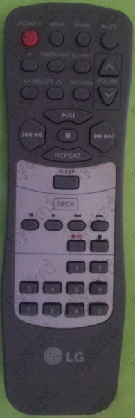 Replacement remote control for LG DPA44-007A
