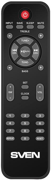 Replacement remote control for Sven MS-2100