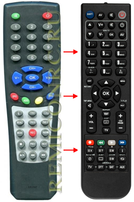 Replacement remote control for Saber 14187