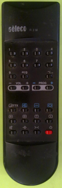 Replacement remote control for Seleco R3M