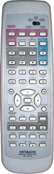 Replacement remote control for Hitachi RB-DD1S