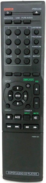 Replacement remote control for Pioneer PD-10K