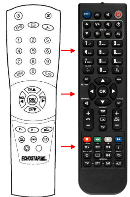 Replacement remote control for ABCom DM500