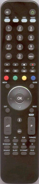 Replacement remote control for Humax RM-F02PDR ICORD