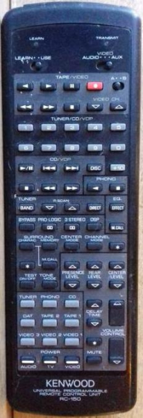 Replacement remote control for Kenwood KV-V8500