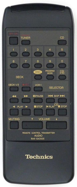 Replacement remote control for Technics ST-X930L(TUNER)