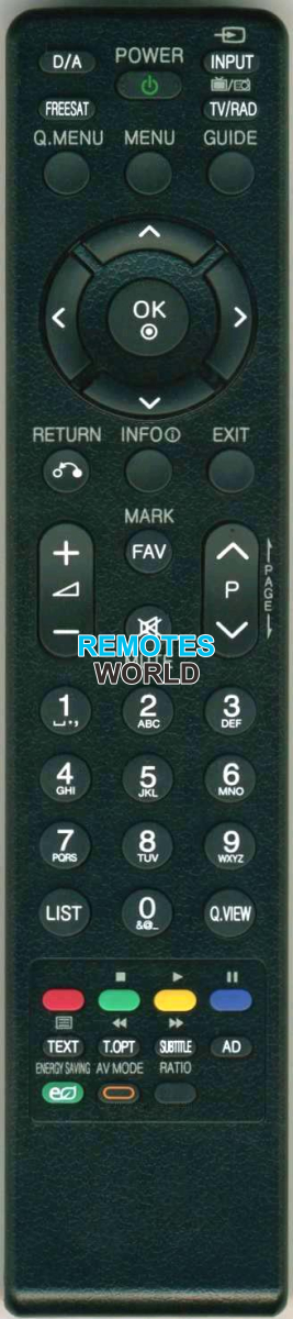 Replacement Remote Control for Lg AKB72373701-COPY