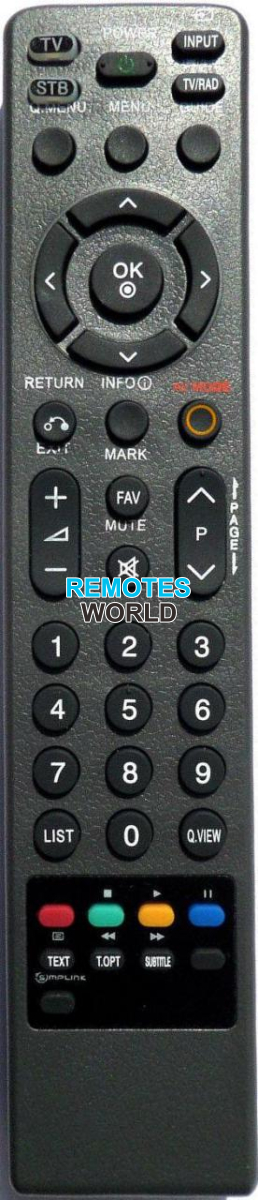 Télécommande de remplacement pour lg m237wdp-pc