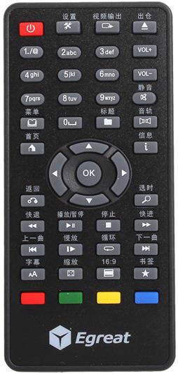 Replacement remote control for Egreat EG-R2A