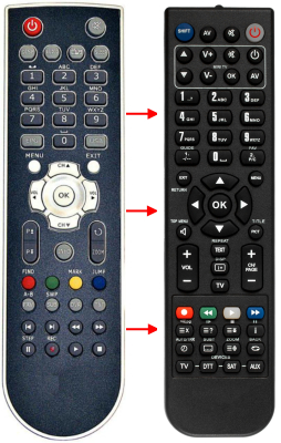 Replacement remote control for Dyon RAPTOR