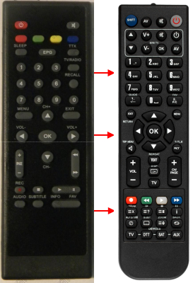 Replacement remote control for Ft M354