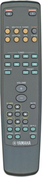 Replacement remote control for Yamaha AAX76840