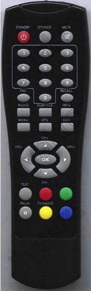 Replacement remote control for Elbe TDT-10