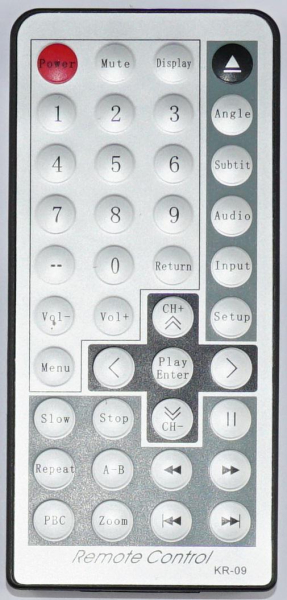 Replacement remote control for Super KR-16A