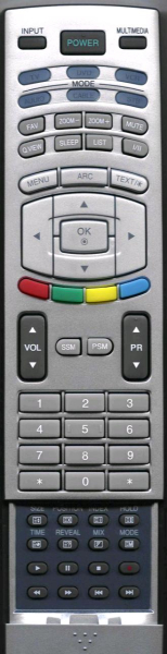 Replacement remote control for Loewe Opta ACONDA9581ZWH(DVD)(2VERS.)
