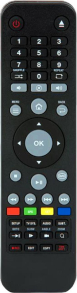 Replacement remote control for Fantec 3DFHDL