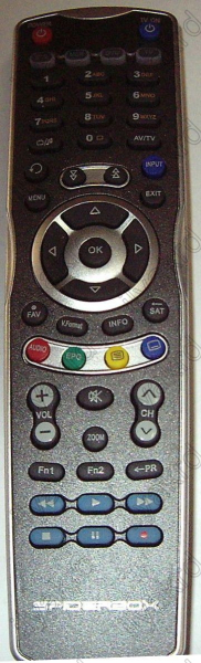 Replacement remote control for Spiderbox HD6000