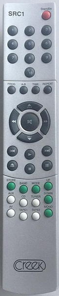 Replacement remote control for Creek SRC1