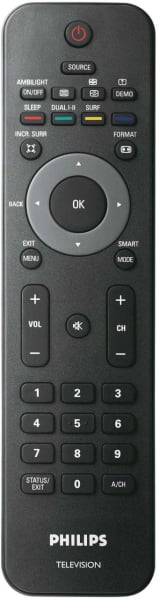 Replacement remote control for Philips 32PFL5203