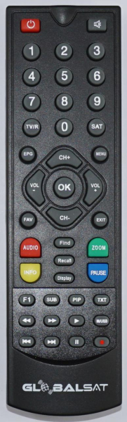 Replacement remote control for Digiquest 8100