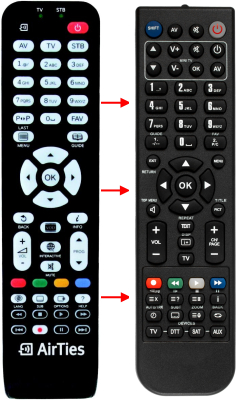 Replacement remote control for Orange CHD80