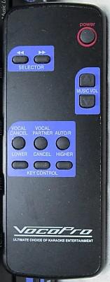 Replacement remote control for Vocopro DA-2050K