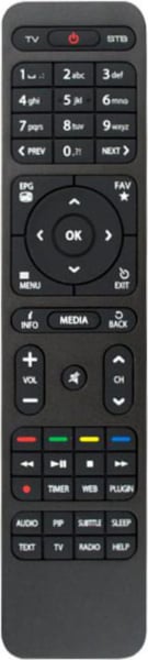Replacement remote control for Magic Box MULTIMEDIA MG4HD-S2+C T2