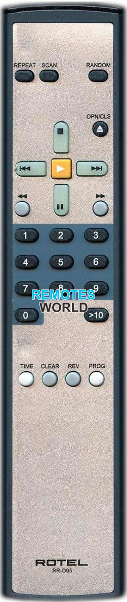 Replacement remote control for Rotel RR-D97