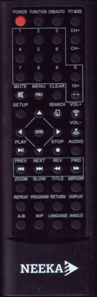Replacement remote control for Neeka NK-701T
