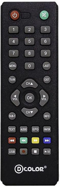 Replacement remote control for World Vision T57M