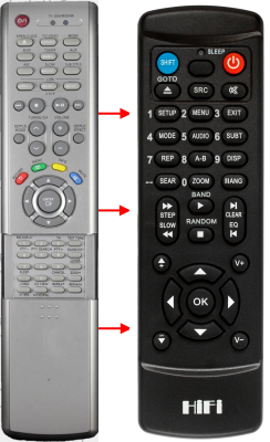 Replacement remote for Samsung HT-DS665T HT-DS660T HT-DS690 HT-SK5 HT-DB300