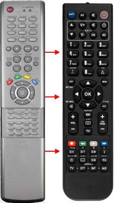 替换的遥控器用于 Samsung HTSK5, AH5901169U, 01169U