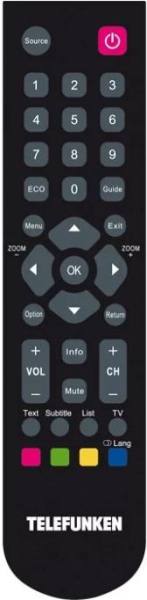 Replacement remote control for Mystery MTV-3227LT2